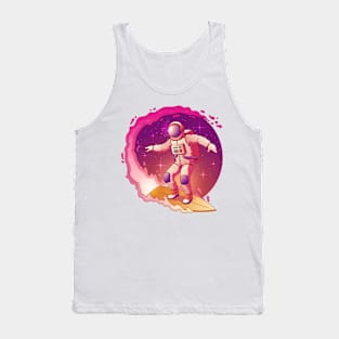 Surfing Astronaut Tank Top